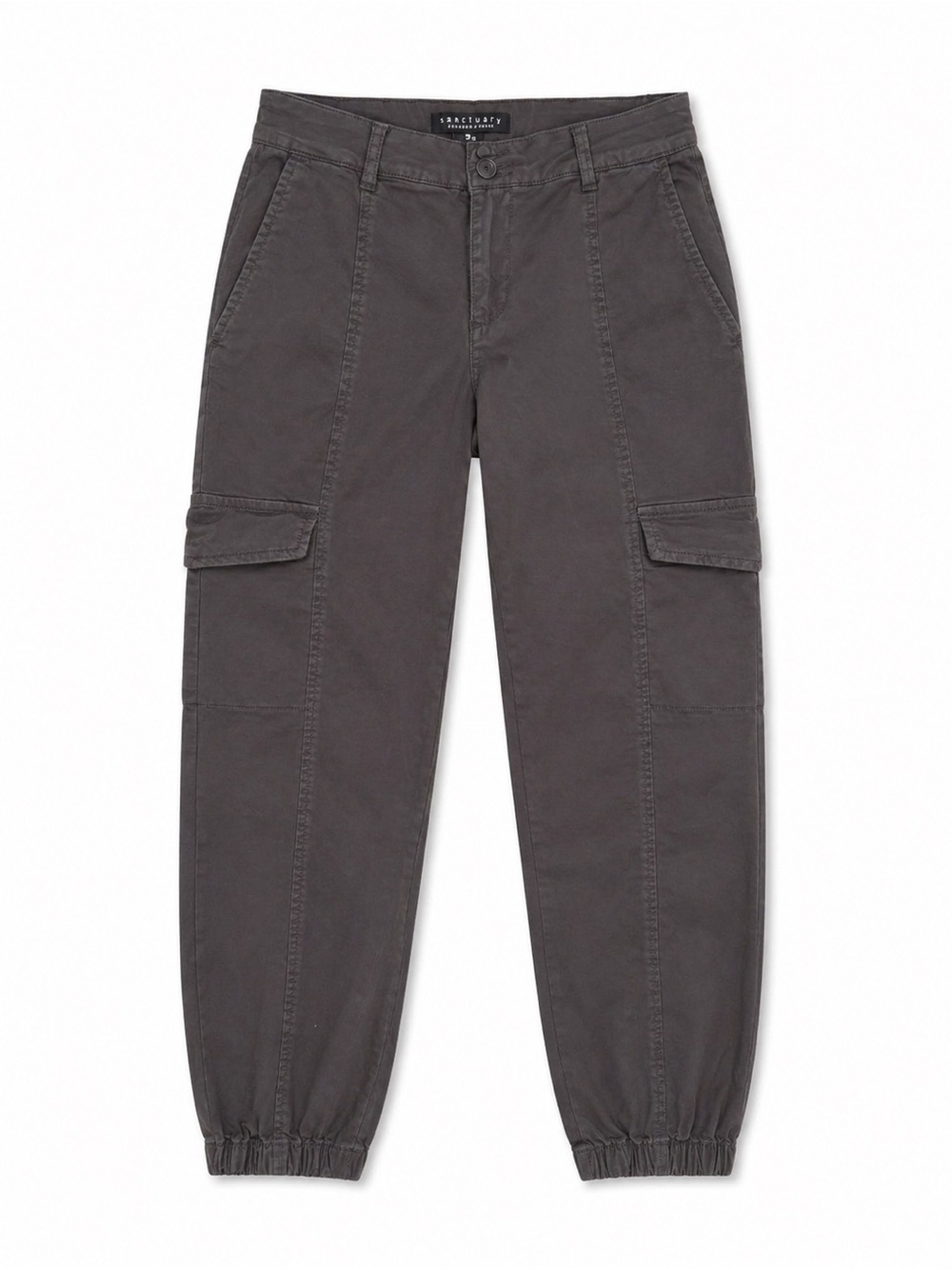 Sanctuary Women's Charcoal Gray Cargo Joggers